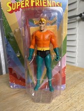 McFarlane Toys DC Retro Super Friends Aquaman Action Figure Crease On Card New