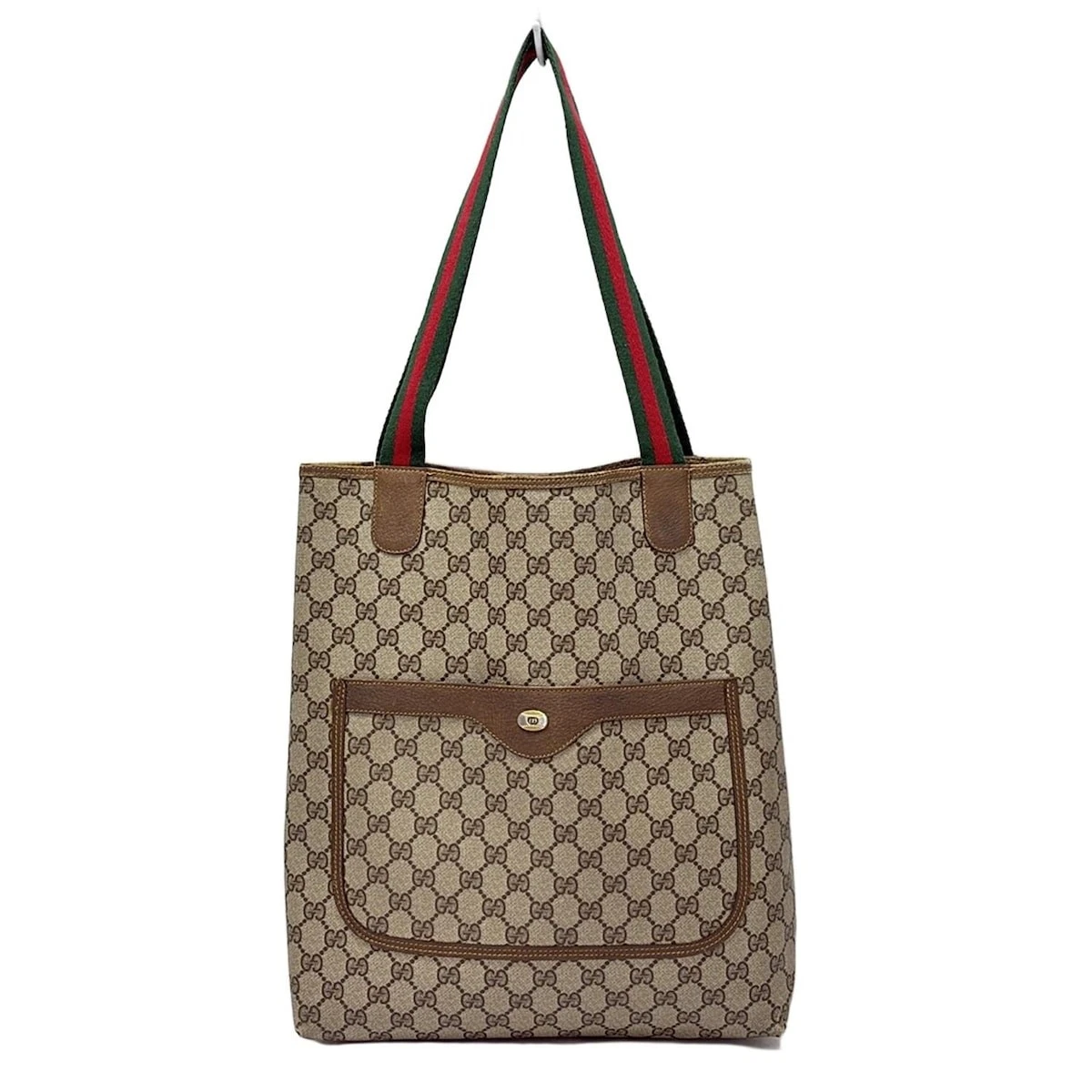 Authentique collection d'accessoires GUCCI, Shelly (Web), GG Plus / GG Supreme   PVC beige
