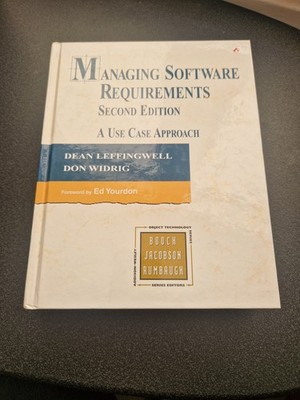 Managing Software Requirements : A Use Case Approach