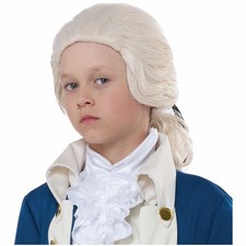 Alexander Hamilton Founding Father Colonial Child Boys Costume Wig
