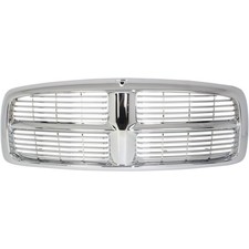 Grille For 2002-2005 Dodge Ram 1500 2003-2005 Ram 2500 Chrome Plastic