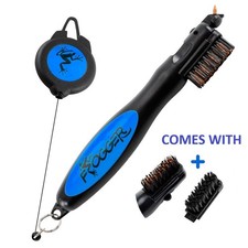 Frogger Brush Pro Chowany podwójny włosie szczotka do klubów / środek do czyszczenia rowków niebieski