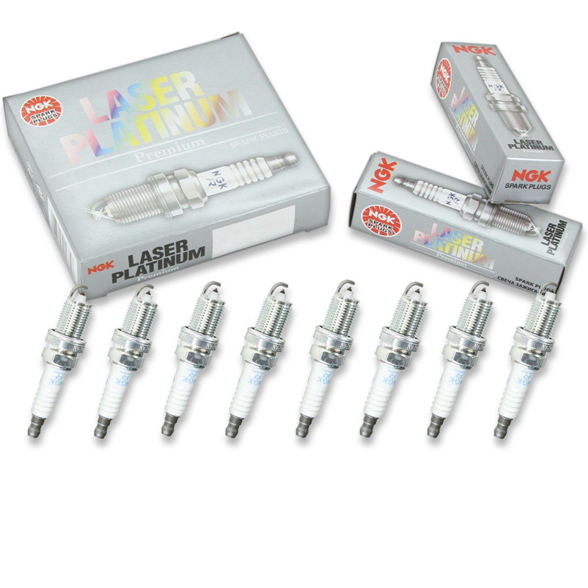 8 pc NGK 4363 PZFR5F-11 Laser Platinum Spark Plugs for XS985 SKJ16CR-L11 du