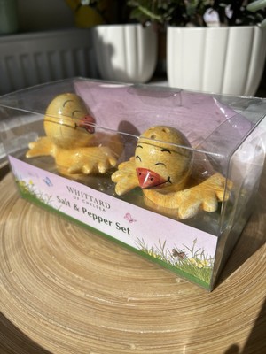 Salz Pfeffer Küken Streuer Set Whittard Chelsea Vintage Huhn Landhaus Ostern