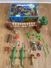 Playmobil 3016 Dschungel Krokodile H&auml;ngebr&uuml;cke