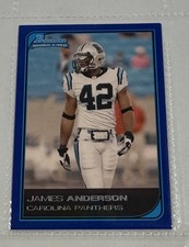 2006 Bowman James Anderson Non Auto Rookie Card RC Blue Parallel #'d 212/500!