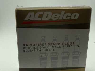 NEW GENUINE GM ACDelco RAPIDFIRE Platinum Spark Plugs #17 Set Of 4