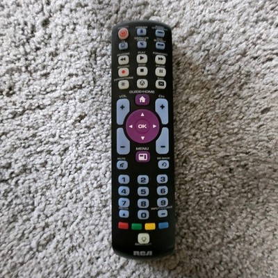 RCA 5 Device Universal Remote (RCRN05BHZ) Tested Working Great Condition!