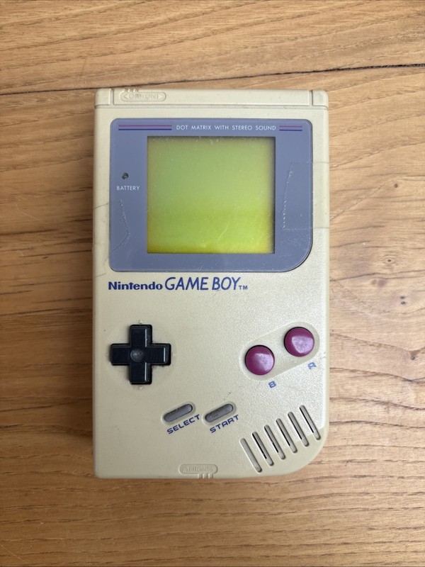 Nintendo Game Boy DMG-01 Grey Handheld System with Terminator T2 cartridge