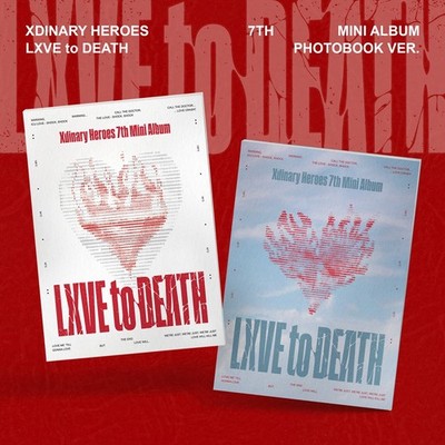 K-POP Xdinary Heroes 7th Mini Album [LXVE to DEATH] CD+Book+P.Card+Ornament+Gift
