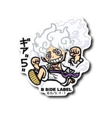 Official One Piece B-Side Label Sticker Waterproof Anime Decal Luffy Zoro Law Ya