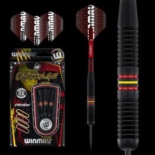 Winmau Outrage 22 gram Brass Steel Tip Darts