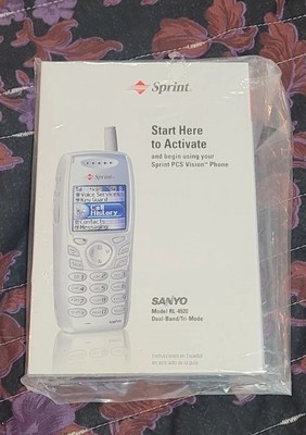 SANYO Model RL-4920 Dual-Band/Tri-Mode Sprint Cellular Phone USERS MANUAL ONLY