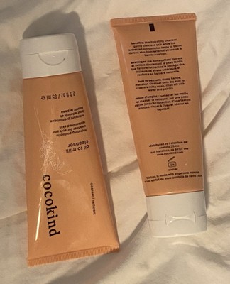 2 pk lot Cocokind Oil to Milk Cleanser Hydrating Cleanser - 2.9 oz Each NWOB