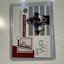 Upper Deck UD Rookie Futures Memorabilia Rookie Ashley Lelie Card. rookie card picture