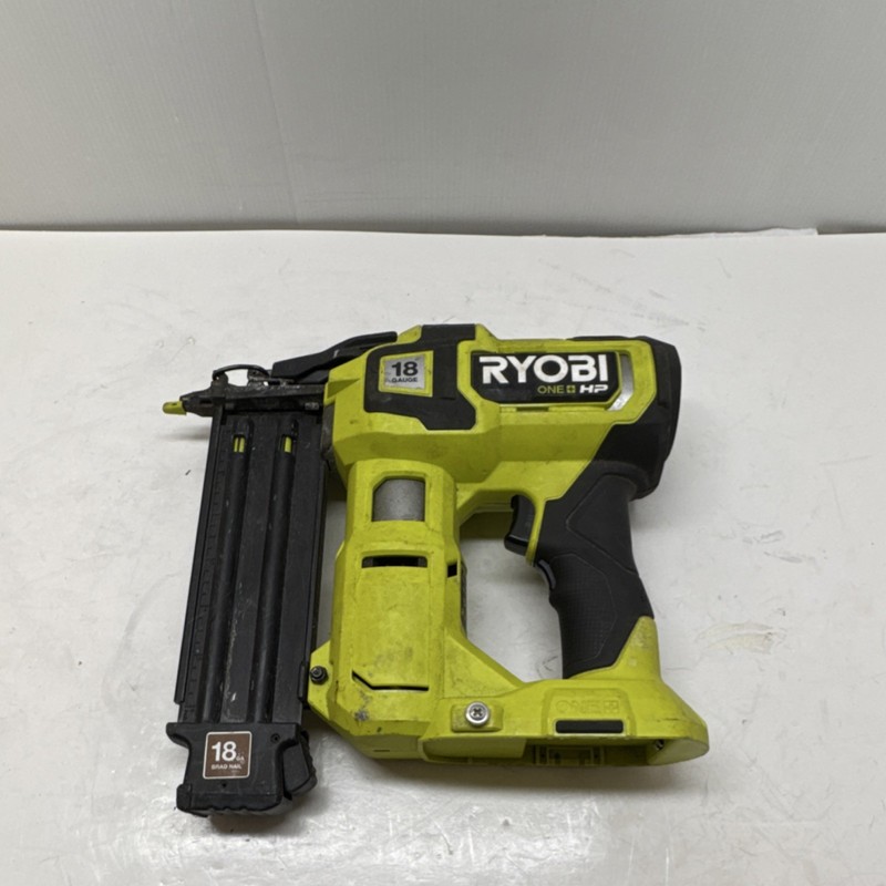 188#3 Ryobi ONE+ HP 18V Cordless Battery Powered 18GA Brad Nail Gun For Parts 