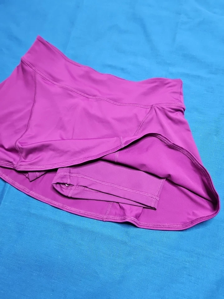 Nike Dri-Fit Tennis Skort Training Performance Pickleball Golf Skirt Fuschia - Image 3 of 4