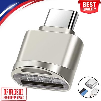 USB C SD Kartenleser Micro SD auf Typ C OTG Adapter für SDHC SDXC TF