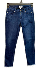 EUC Paige Women's/Jr./Teen Verdugo Crop Ankle Jeans Sz 27 Dark Blue