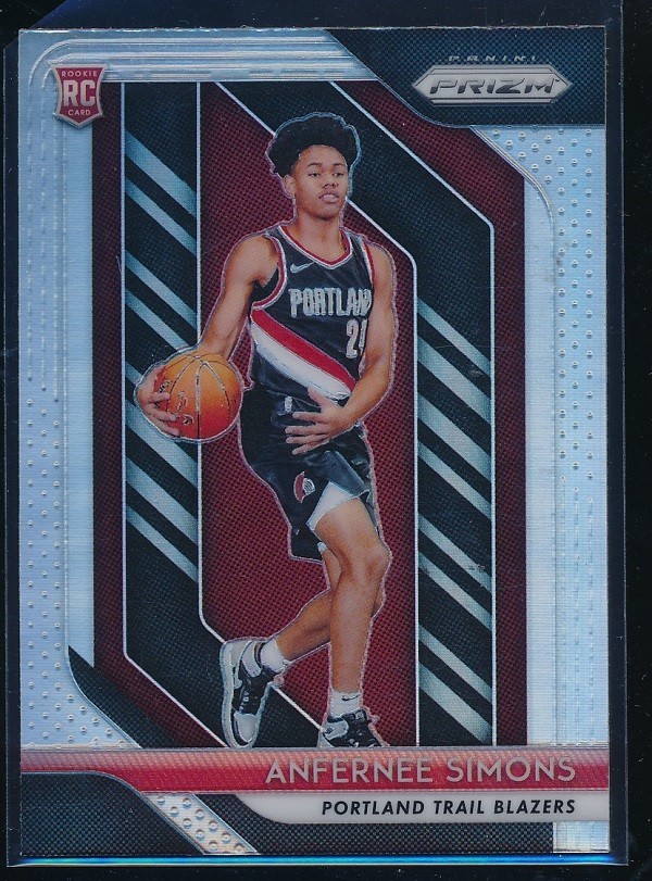 2018-19 Prizm #61 Silver Prizm Anfernee Simons Rookie / RC