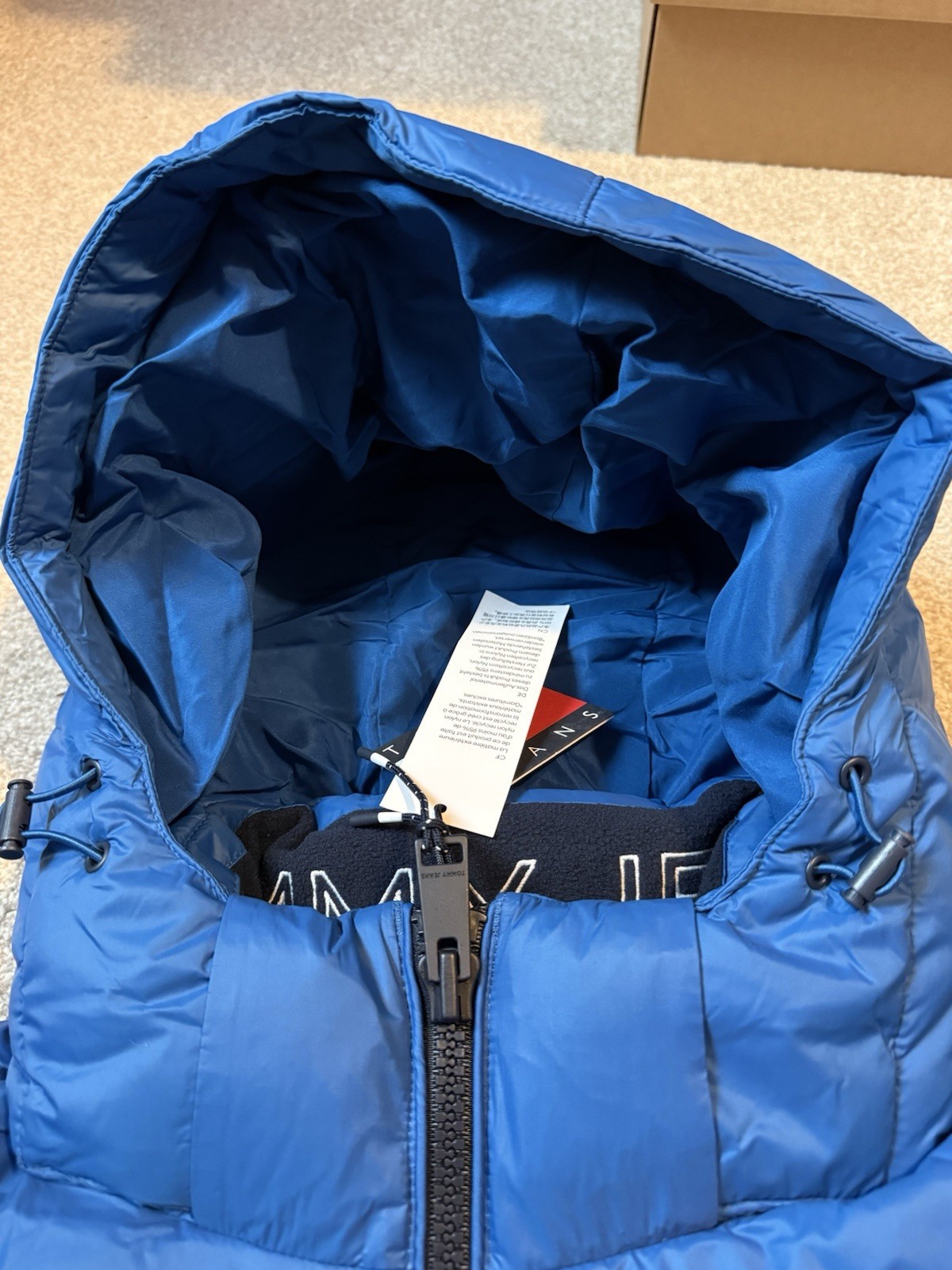 Tommy Hilfiger Essential Down Jacket “Vibrant Indigo” Size XL RRP £200 image 6