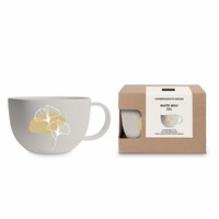 Ppd Golden Gingko Taupe Matte Mug Xxl Tasse Kaffee Becher New Bone China 550 Ml