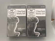 New Lot of 2 FolkArt Velvet Crush Gray Flock Kit 2 Step Velvety Soft