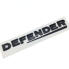 Land Rover Defender Letters Emblem Rear Trunk Replacement Nameplate Black Gloss
