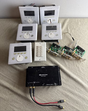 Crestron Electronic 5 APAD White Graphic Display Controller Panel Lot Extras