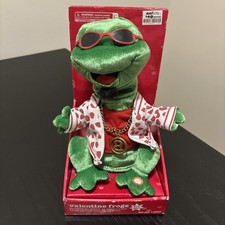 Gemmy Valentine's FROGZ Money Maker LUDACRIS Dancing Rapping Hip-Hop Frog