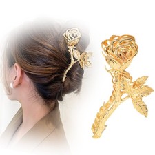 Hair Claw Clips Flower Hair Clips 4inch Metal Hair Clips For Womens 6529