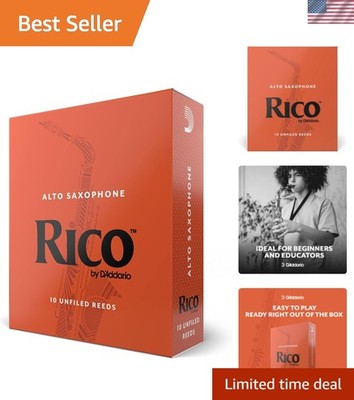 D Addario Woodwinds, Rico Saxophone Reeds, Alto Sax, , Strength 2.5, 1-Pack