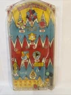 Vintage Pinball Game Marx Bagatelle Tabletop Marbles Spring Toy Fun Works