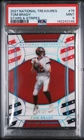 2021 PANINI NATIONAL TREASURES STARS & STRIPES #76 TOM BRADY 5/13 PSA 9