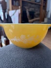 Vintage Pyrex Mixing Nesting Bowl 441 Cinderella  7.5" x 6 Butterfly Gold 750 ml