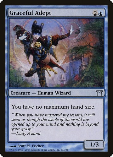 GRACEFUL ADEPT X4 4 4X Champions of Kamigawa MTG Magic Cards DJMagic
