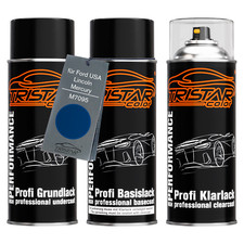 Autolack Spraydosen Set für Ford USA Lincoln M7095 Sonic Blue Perl Metallic