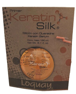 LOQUAY PRIME KERATIN SILK SERUM / SILICON QUERATINA 5.1oz SUAVIDAD & BRILLO 