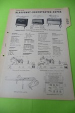 Service Manual Guide Blaupunkt Amazonas 4610, Sultan 2620, Boston, ORIGINAL