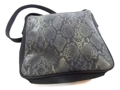 Damen Handtasche Umhängetasche Schultertasche Schlangenmuster