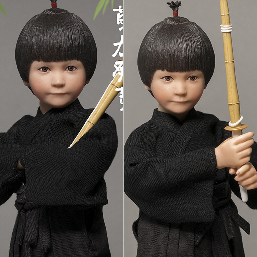 Lakor Baby Kendo Samurai Boy 6in Action Figure Doll Model IN