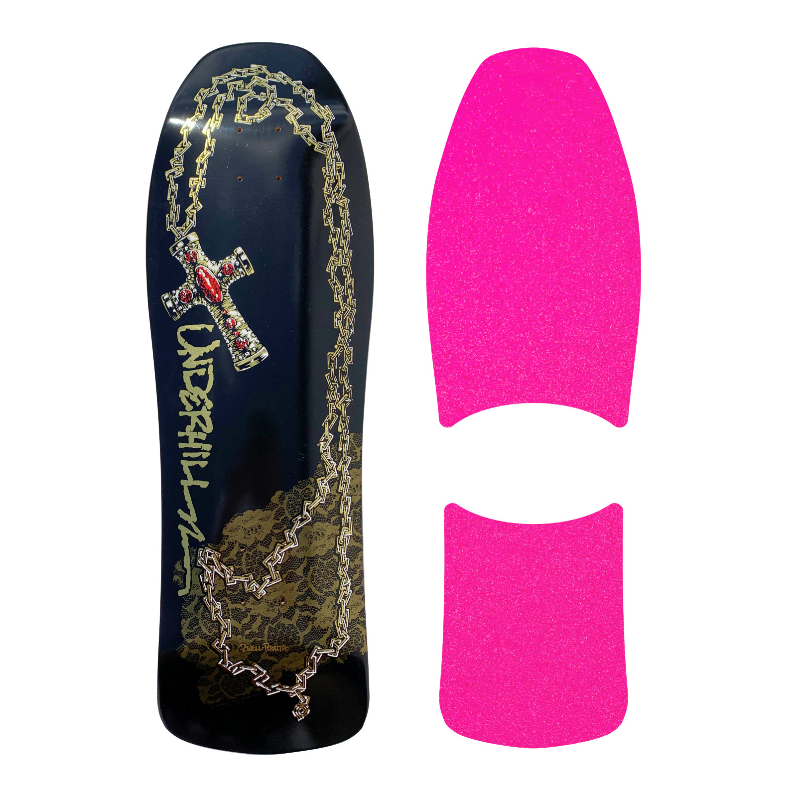 Die-Cut Skateboard Grip Tape for Powell Peralta Ray Underhill Cross Reissue