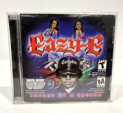 EAZY-E IMPACT OF A LEGEND DVD DOCUMENTARY DISC & POSTER 2002 RUTHLESS RECORDS