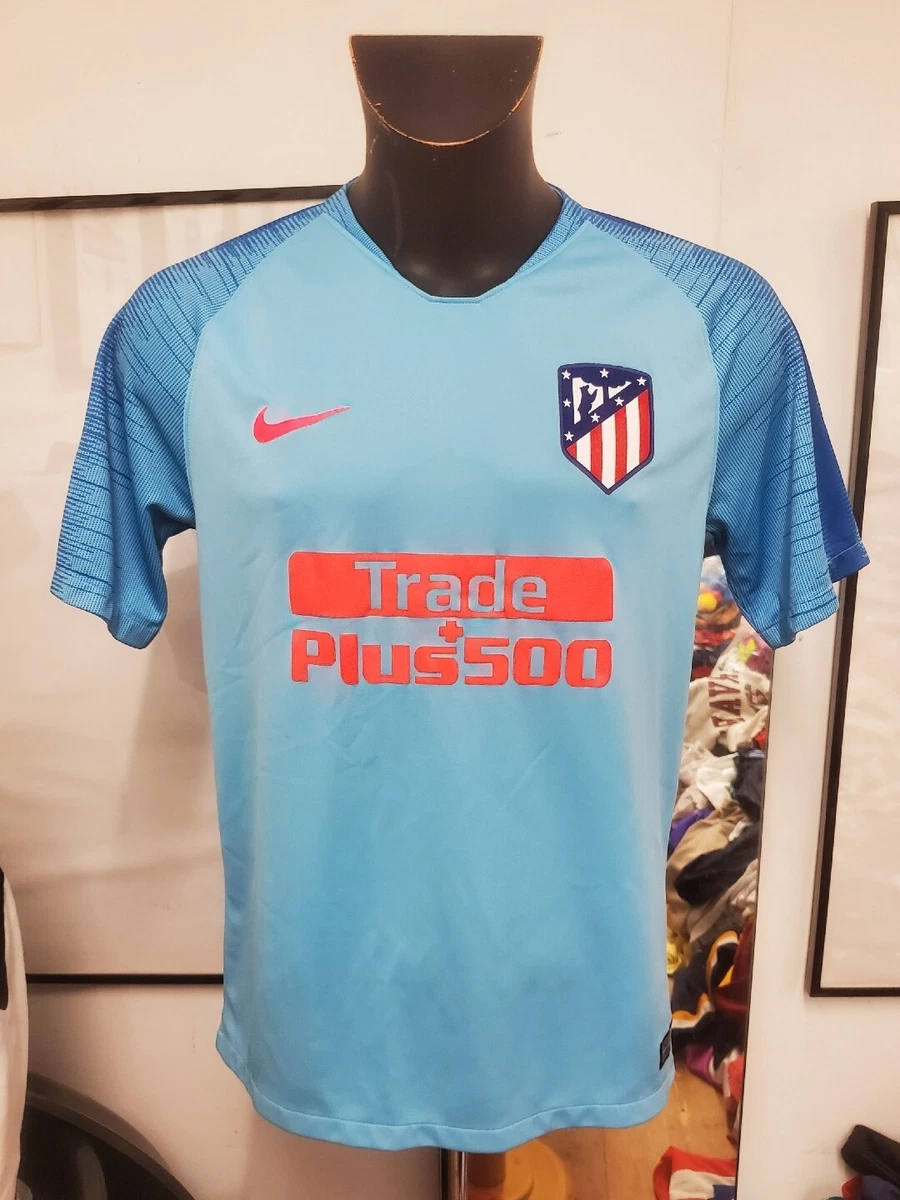 2019 Maglia Atletico Madrid Blue Outdoors Jersey Shirt Jersey M