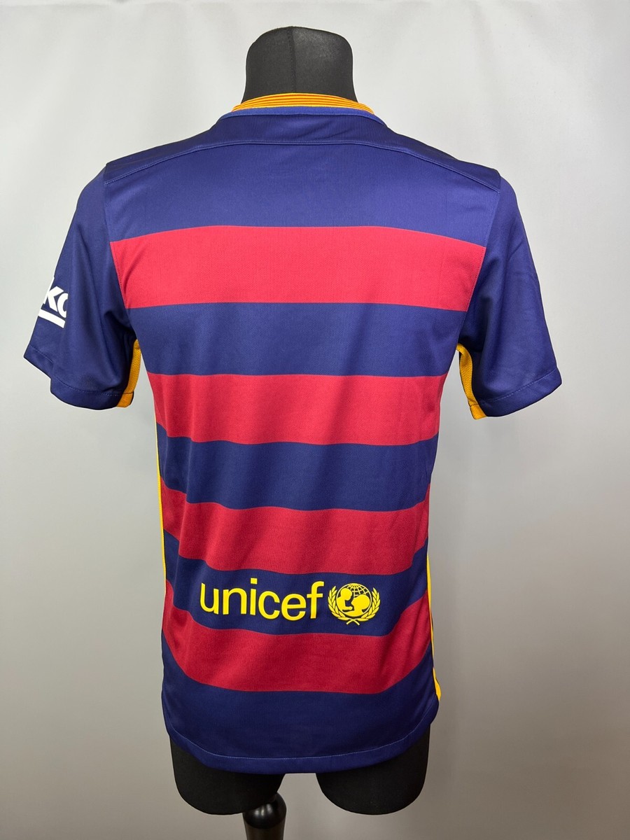 BARCELONA 2015 2016 HOME SHIRT FOOTBALL SOCCER JERSEY NIKE 658794