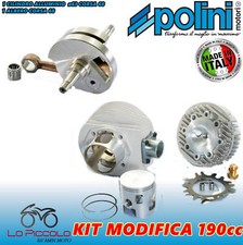 MODIFICATION KIT POLINI ALUMINUM CYLINDER ø63 + MOTOR SHAFT RACING 60 Vespa PX 125