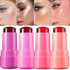 Jelly powder blusher 4-piece set powder blusher lipstick 2-in-1 durable waterpro