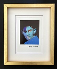 ANDY WARHOL | FRANZ KAFKA SIGNED VINTAGE PRINT MATTED AND FRAMED $