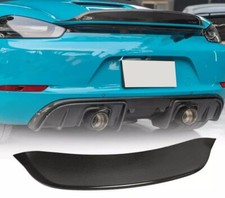 Real Carbon Fiber Rear Spoiler Wing Boot Replacet For Porsche 718 Boxster 16-20 Real Carbon Fiber Rear Spoiler Wing Boot Replacet For Porsche 718 Boxster 16-20