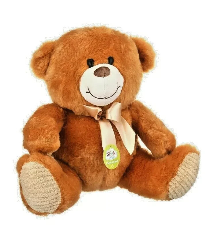 Teddy Bear Plush Spark Create Soft Stuffed Animal Brown Kids